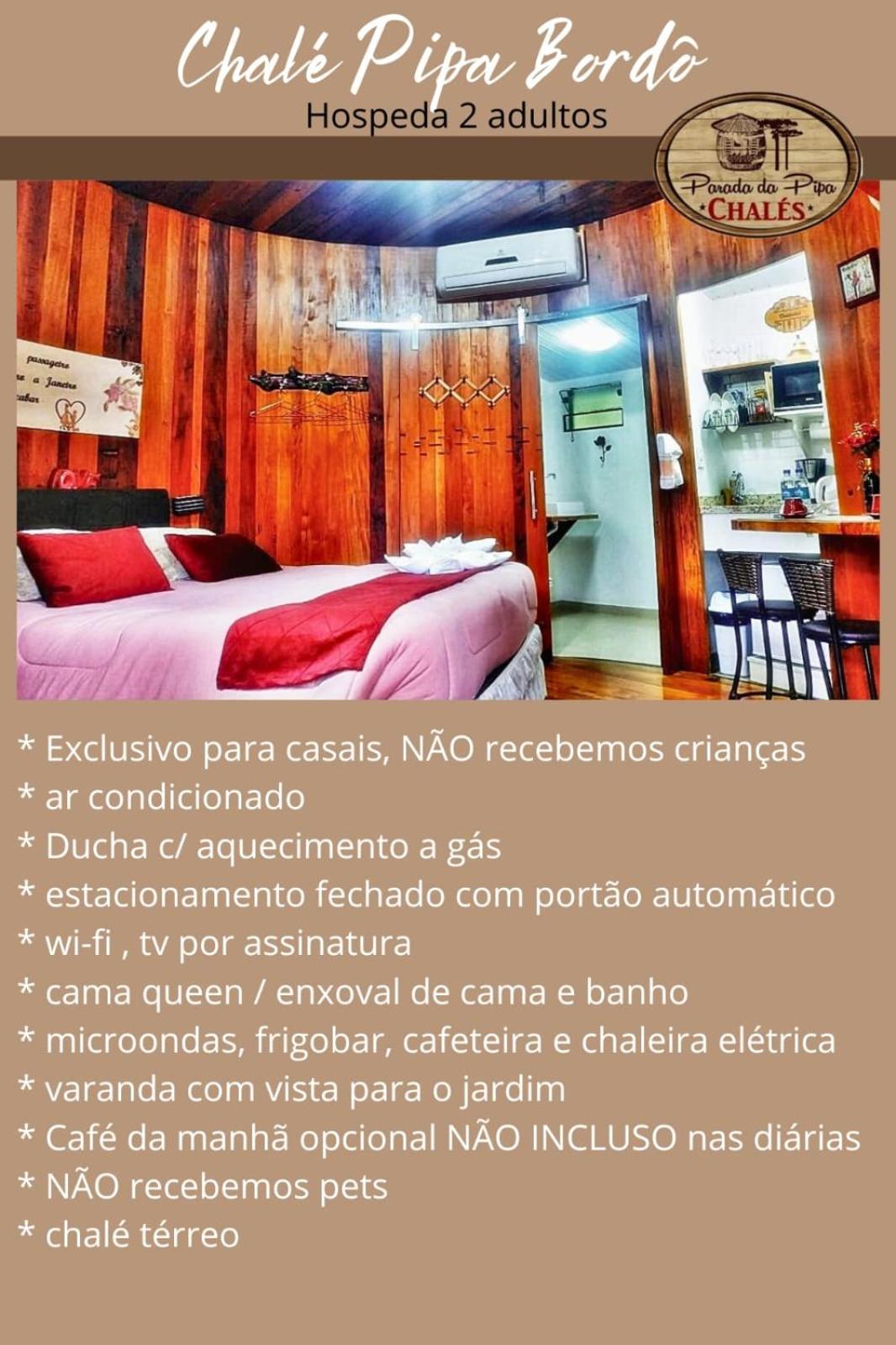 Chale Tematico Em Pipa De Vinho - Parada Da Pipa Chales Canela Δωμάτιο φωτογραφία
